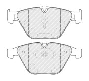 FDB5352 Sada brzdových destiček, kotoučová brzda Ferodo FERODO