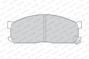 FVR757 Sada brzdových destiček, kotoučová brzda MAXI KIT FERODO