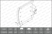 K19283.0-F3504 FERODO sada brzd. obloż., bubn. brzda K19283.0-F3504 FERODO