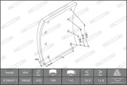 K19648.1-F3658 Sada brzdoveho oblozeni, bubnova brzda FERODO