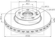 016.674-00A PE Automotive brzdový kotúč 016.674-00A PE Automotive