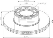 026.674-10A Brzdový kotouč PE Automotive