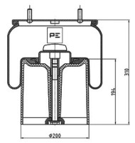 084.083-73A Mech, pneumaticke odpruzeni PE Automotive