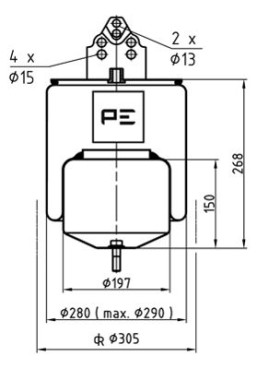 084.318-72A Mech, pneumaticke odpruzeni PE Automotive