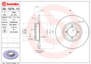 08.1976.10 Brzdový kotouč PRIME LINE BREMBO