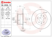 08.2536.10 Brzdový kotouč PRIME LINE BREMBO