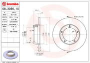 08.3056.10 Brzdový kotouč PRIME LINE BREMBO