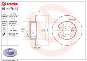 08.4478.10 Brzdový kotouč PRIME LINE BREMBO