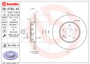 08.4750.41 Brzdový kotouč COATED DISC LINE BREMBO