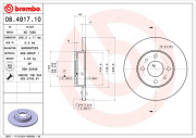 08.4917.10 Brzdový kotouč PRIME LINE BREMBO