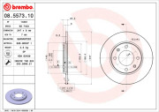 08.5573.10 Brzdový kotouč PRIME LINE BREMBO