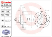 08.7165.1X Brzdový kotouč BEARING DISC LINE BREMBO