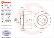 08.7237.10 Brzdový kotouč PRIME LINE BREMBO