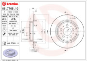 08.7765.10 Brzdový kotouč PRIME LINE BREMBO