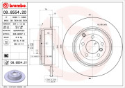 08.8554.20 Brzdový kotouč PRIME LINE BREMBO