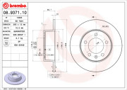 08.9371.10 Brzdový kotouč PRIME LINE BREMBO