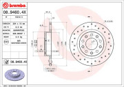 08.9460.4X Brzdový kotouč BEARING DISC LINE BREMBO