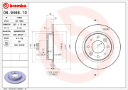 08.9466.10 Brzdový kotouč BREMBO