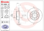 08.9488.10 Brzdový kotouč PRIME LINE BREMBO