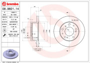 08.9601.14 Brzdový kotouč PRIME LINE BREMBO