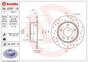 08.9787.1X Brzdový kotouč BEARING DISC LINE BREMBO