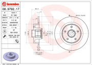 08.9792.17 Brzdový kotouč TWO-PIECE FLOATING DISCS LINE BREMBO