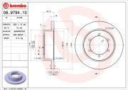 08.9794.10 BREMBO brzdový kotúč 08.9794.10 BREMBO