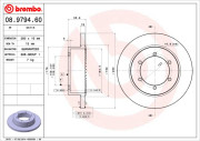 08.9794.60 Brzdový kotouč BREMBO