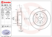 08.9913.10 Brzdový kotouč PRIME LINE BREMBO