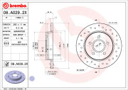 08.A029.2X Brzdový kotouč BEARING DISC LINE BREMBO