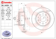 08.A459.10 Brzdový kotouč PRIME LINE BREMBO