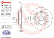 08.A540.10 Brzdový kotouč PRIME LINE BREMBO