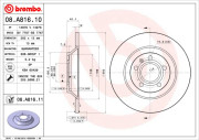 08.A816.10 Brzdový kotouč PRIME LINE BREMBO