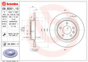 08.B351.10 Brzdový kotouč PRIME LINE BREMBO