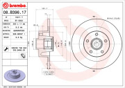 08.B396.17 Brzdový kotouč TWO-PIECE FLOATING DISCS LINE BREMBO