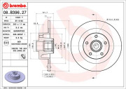 08.B396.27 Brzdový kotouč TWO-PIECE FLOATING DISCS LINE BREMBO