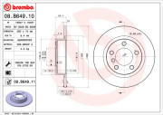 08.B649.10 Brzdový kotouč PRIME LINE BREMBO