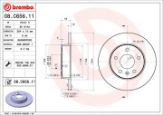 08.C656.11 Brzdový kotouč COATED DISC LINE BREMBO