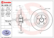 08.A239.37 Brzdový kotouč TWO-PIECE FLOATING DISCS LINE BREMBO