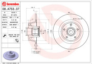 08.A753.37 Brzdový kotouč BEARING DISC LINE BREMBO