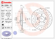 08.C250.1X Brzdový kotouč BEARING DISC LINE BREMBO