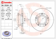 08.E026.20 Brzdový kotouč PRIME LINE BREMBO