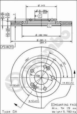 09.4626.10 Brzdový kotouč PRIME LINE BREMBO