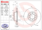 09.4928.10 Brzdový kotouč PRIME LINE BREMBO