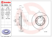 09.5004.10 Brzdový kotouč PRIME LINE BREMBO