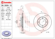 09.5009.10 Brzdový kotouč PRIME LINE BREMBO