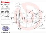 09.5566.10 Brzdový kotouč PRIME LINE BREMBO