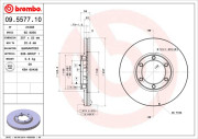 09.5577.10 Brzdový kotouč PRIME LINE BREMBO