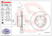 09.5589.10 Brzdový kotouč PRIME LINE BREMBO