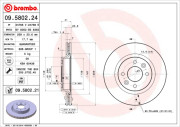 09.5802.21 Brzdový kotouč COATED DISC LINE BREMBO